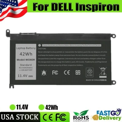 WDXOR WDX0R BATTERY FOR DELL LATITUDE 3180 3189 3480 3580 3379 VOSTRO 5468 5471 - Image 1 of 4