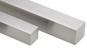 Edelstahl Vierkant Vierkantstahl 4-50mm Flach 1.4301 Vollmaterial blank gezogen - Bild 1 von 7