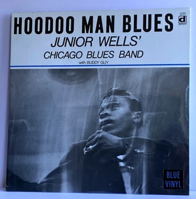 Junior Wells' Hoodoo Man Blues Chicago Blues Band w Buddy Guy Blue Vinyl LP NEW - Image 1 of 2