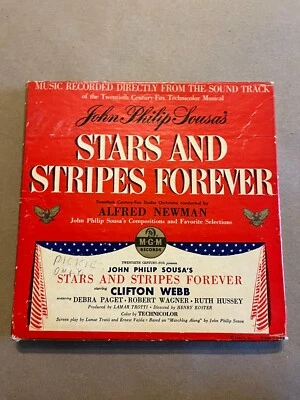 Alfred Newman Stars And Stripes Forever Sousa Soundtrack 45 RPM MGM Record Set Foto 1 de 4