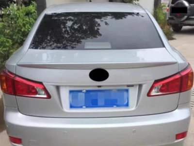 Alerón trasero ABS plateado maletero para Lexus IS 250/350/F 2006-2013 sedán ABS Foto 1 de 3