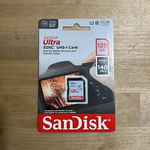 Sandisk Ultra 128GB SD Card SDXC Memory card for Cannon Nikon Kodak & Sony - Picture 1 of 2