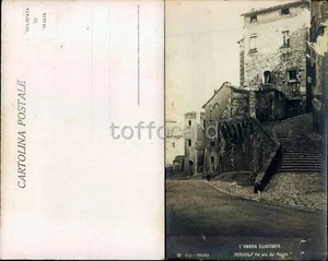 PERUGIA CITTA'-VIA DEL POGGIO-FOTOGRAFICA L'UMBRIA ILLUSTRATA TILLI-C40-66 - Bild 1 von 1