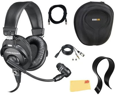 Audio-Technica BPHS1 Broadcast Stereo Headset w/ Case - Image 1 of 4