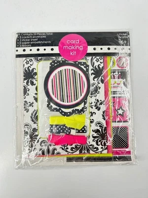 Kit para hacer tarjetas DCWV pegatinas cartulina 10 piezas 3 cintas Foto 1 de 2