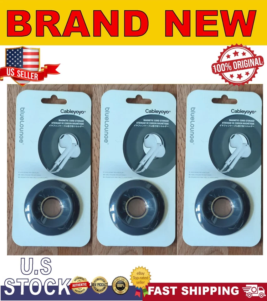 BlueLounge Cableyoyo Dark Grey Cable Management CY10DGR