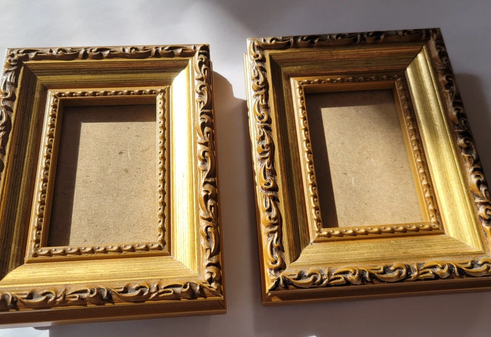 SET OF 2 MCS Industries Two-Tone Gold Bronze 2x3 Frame - Image 1 of 4