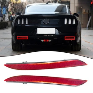 Satz Stoßstange hinten Reflektoren für Ford für Mustang 2015 2017 Direkter Au - Picture 1 of 12