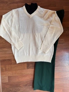 Cousin Eddie Kostüm XL 38 x 30 grün Hose Pullover Dickie Halloween Weihnachten - Bild 1 von 9