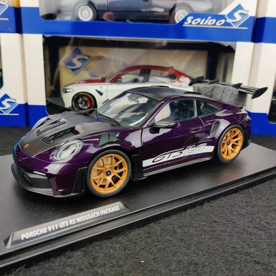 SOLIDO PORSCHE 911 GT3 RS WEISSACH PACKAGE 2024 S1812103 1:18 NEUF BOITE - Immagine 1 di 4