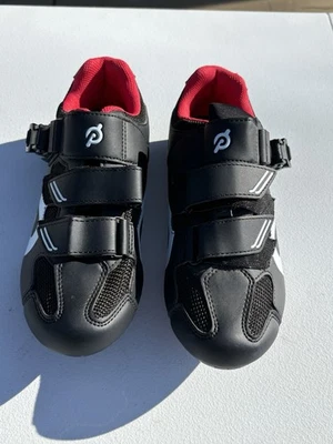 Zapatos deportivos de ciclismo de interior Peloton para mujer talla EU 39, US 8, negros/blancos Foto 1 de 4