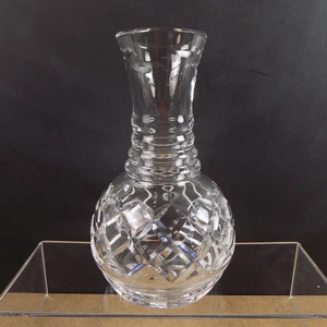 Waterford Crystal Open Carafe Vintage Ireland Criss Cross Design - Picture 1 of 5