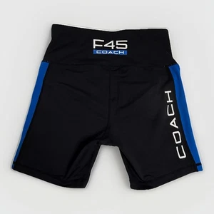 Pantalones Cortos Entrenador Equipo de Entrenamiento F45 Pequeños S Gimnasio Atlético Negro Azul Funcional 45 - Imagen 1 de 9