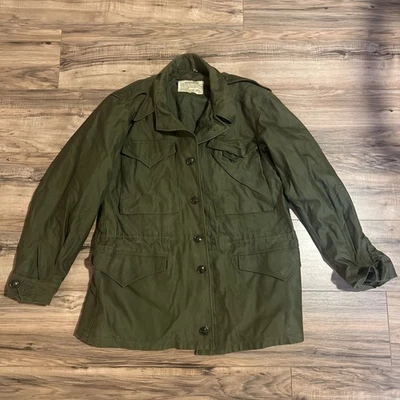 WWII M1943 Field Jacket Size 38R Army Green WW2 Military US Army 40s Vintage - Image 1 of 4