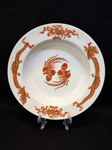 Meissen Suppenteller antik Eisenroter Reicher Hofdrache, sächsisches Königshaus? - Bild 1 von 24