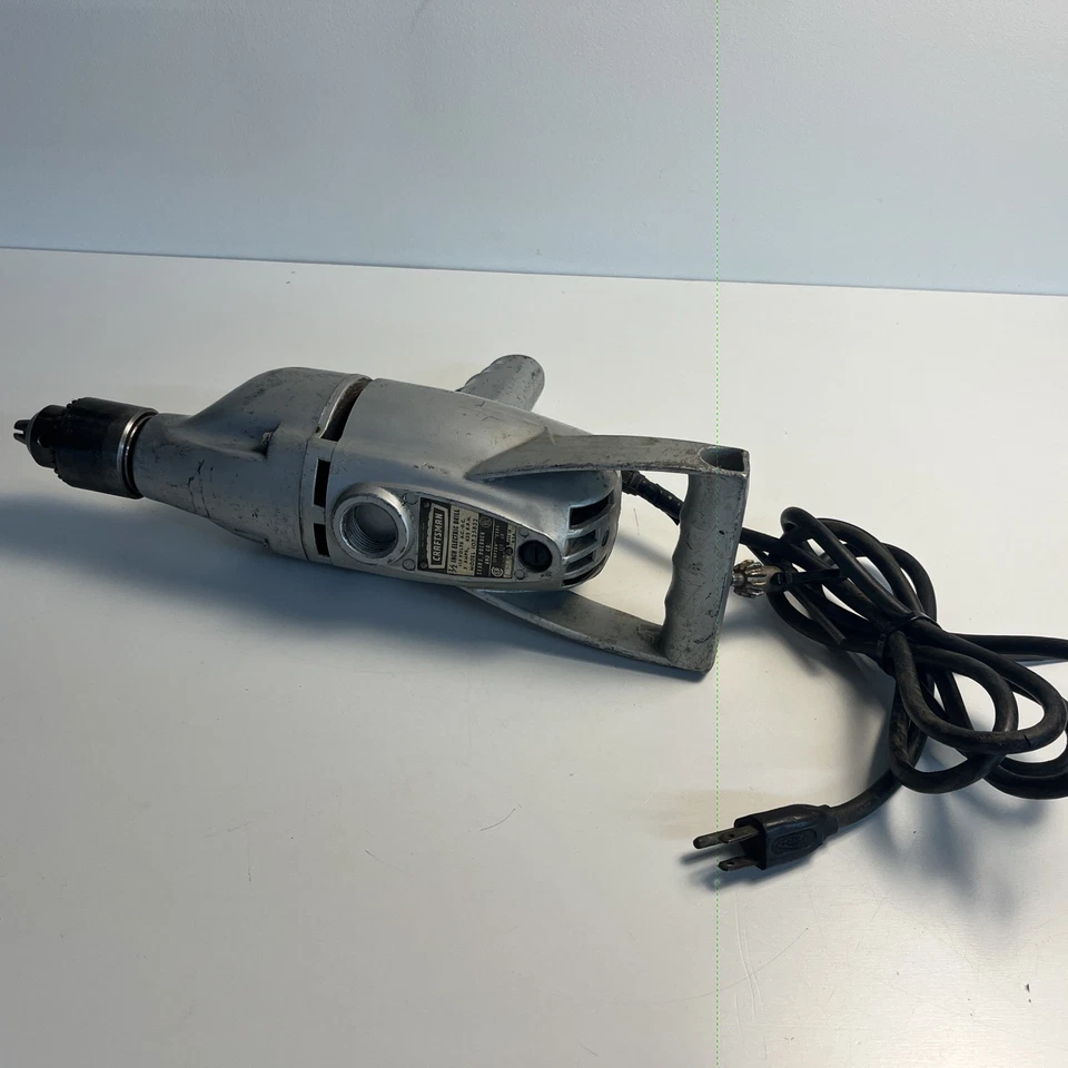 Vintage Craftsman 1/2” Electric Drill 107.25832 – Tested & Working Retro Tool - Image 1 of 4