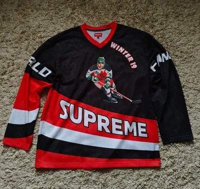 Supreme Crossover Hockey Jersey Black Men's Size L - Image 1 of 4