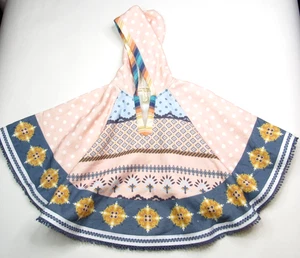 Matilda Jane Girls Lifes a Fairy Tale Poncho Size 4 Hooded Polka Dot Geometric - Picture 1 of 6
