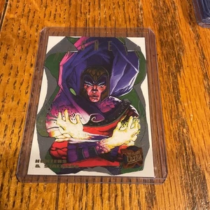 MAGNETO - 1995 Marvel Fleer Ultra X-Men Hunters & Stalkers Card Gold - #8 - Picture 1 of 4