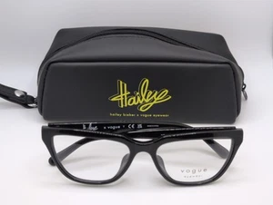 NEU Vogue x Hailey Bieber VO5443 W44 Brille Brillengestell Damen Schwarz 54-17-140 - Bild 1 von 14