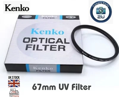 Kenko 67mm UV Digital Filter Lens Protector for Digital Camera UK Stock - Image 1 of 4