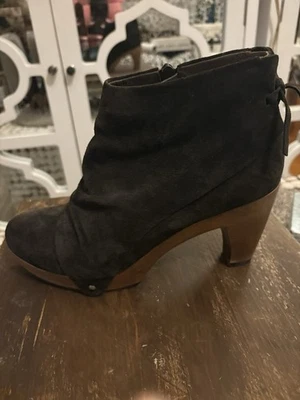 Coclico Mujer Gamuza Zueco Botín Us Talla 8.5 Foto 1 de 4