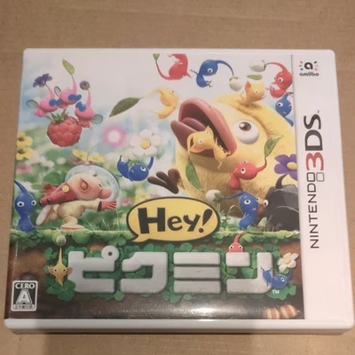 3DS usado Hey! Pikmin Nintendo 3DS con caja (sin manual) software de juego Japón JPN Foto 1 de 4