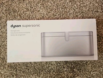 Dyson Supersonic Hair Dryer STORAGE CASE Silver Presentation Box Magnetic NIB - Image 1 of 4