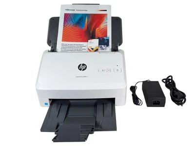 HP ScanJet Pro 3000 S3 Sheetfed Duplex Document Scanner w/Adapter FULLY TESTED - Image 1 of 4
