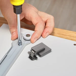  2 Pcs Ultra-thin Hydraulic Hinge Frameless Cabinet Hinges Door Soft Close - Picture 1 of 12