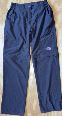 The North Face Pants Women’s Medium Convertible Hike Cargo Outdoors Black - Image 1 of 4