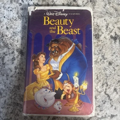 Disney Beauty and the Beast VHS Clamshell Black Diamond Edition - Image 1 of 4