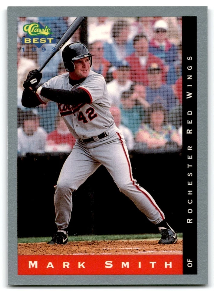 1993 Classic Best Mark Smith Rochester Red Wings #89 - Image 1 of 2