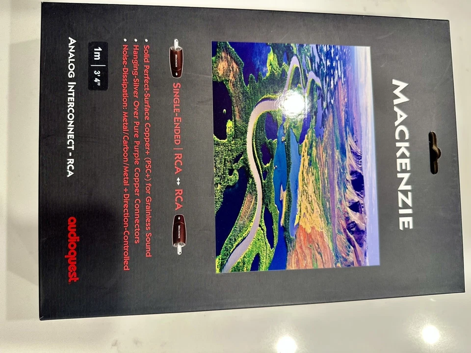 AudioQuest Mackenzie 1m RCA Male to RCA Male Cable - Brown - Image 1 of 1