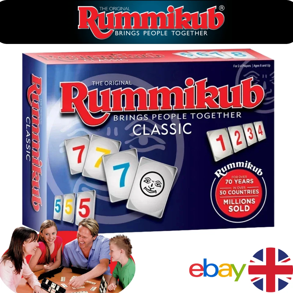 Rummikub 2-4 Player Game Ideal Classic Family Strategy Board Game Set All Age UK - Image 1 of 4
