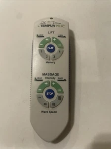 Tempur-Pedic RC-WM-101 Remote Control Advanced Ergo System Adjustable Bed Tested - Picture 1 of 4