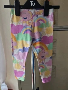Baby Girl Next Peppa Pig & George Leggings 18-24 Months - Picture 1 of 2