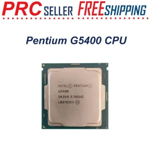 Intel Pentium G5400 CPU 2-Cores 4 Threads 3.7GHz 4MB LGA 1150 CPU Processor 54W - Picture 1 of 9