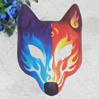 Fox Mask Half Face Japanese Kabuki DIY Mardi Gras Self Made
