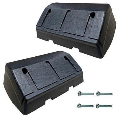 Par de reposabrazos de puerta interior negro Chevy GMC camioneta Chevy 1969 1970 1971 Foto 1 de 4