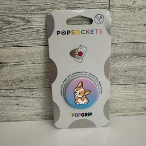 POPSOCKETS Pop Grip Pop Socket Cheeky Corgi, brandneuer Ständer mit austauschbarer Oberseite - Bild 1 von 5