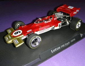 altes Modellauto 1:43, Jochen Rindt, Gold Leaf Lotus 49C, Formel 1 GP 1970 - Bild 1 von 5