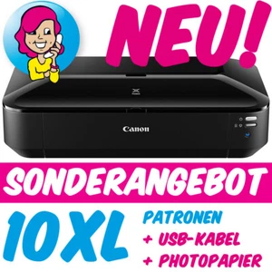 Canon Pixma IX6850 iX 6850 DINA4 DINA3+ Format Drucker WLAN USB 10x XL Tinte NEU - Bild 1 von 1