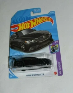 HOT WHEELS 2021 HW TORQUE 1/5 - JAGUAR XE SV PROJECT 8 BLACK - Picture 1 of 8