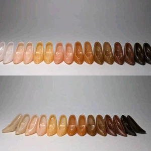 Barbie Doll Compatible Shoes  For Adult Collectors Handmade - Neutral Colors! - Picture 1 of 23