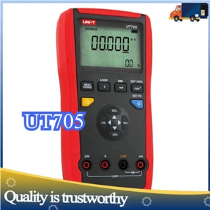 Calibrador de bucle UT705 UNI-T función única DC voltaje/corriente 24V precisión 0,02 % - Imagen 1 de 5