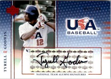 2004-05 USA Baseball National Team Alumni Signatures Black #TG Tyrell Godwin/360