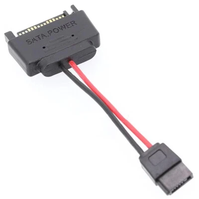 6pin to 15pin SATA Power Cable for Slimline DVD CD Drive SFF Desktop PC DC Wire - Image 1 of 4