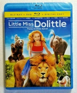 Little Miss Dolittle These Animals Speak Blu-Ray + DVD NEW SEALED Family Fun  - Picture 1 of 2