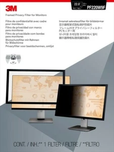 3M Framed Privacy Filter PF270W9F - Display privacy filter - 27-inch wide - blac - Picture 1 of 1